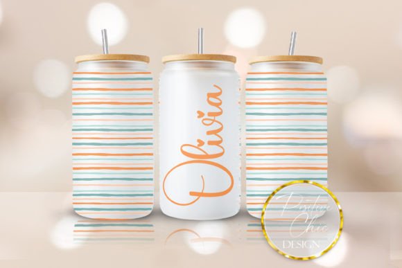 Custom Libbey Glass Can Wrap Sublimation: Graphics for Crafts-Driven Branding