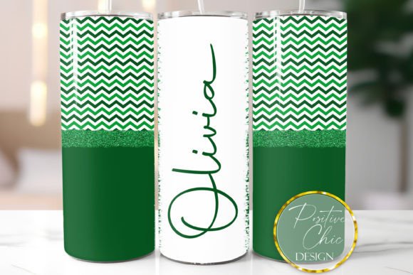 Custom Name St Patricks Day Tumbler PNG: Graphics for Crafts & Local Branding