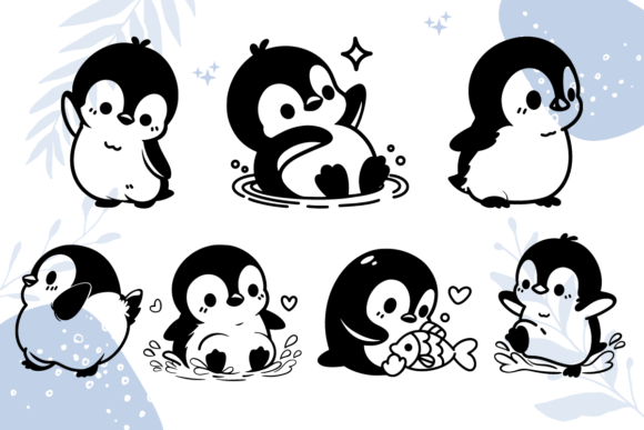 Cute Penguin Character SVG for Crafts & Graphics