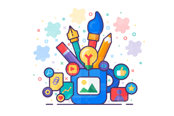 Design Service: Modern Graphics & Illustrations