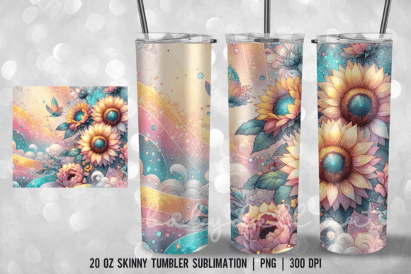 Fantasy Colorful Sunflower Sublimation 2