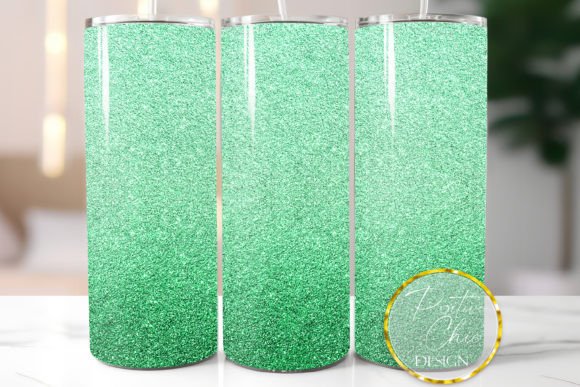 Green Tumbler Wrap Graphics for Crafts & Local Branding